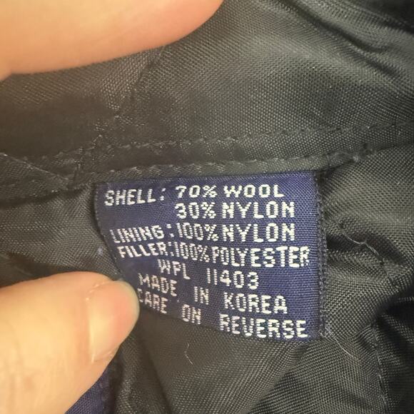 Vintage Strawbridge & Clothier Red Gray Plaid Quilted Button Front Shirt Men - Picture 4 of 5